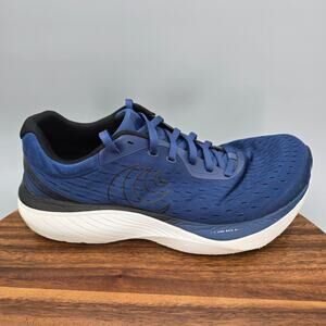Topo Athletic Atmos Shoes Mens 10.5 Navy White Cushioned Running Sneakers